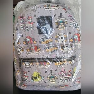Loungefly The Nightmare Before Christmas Tattoo Art Mini Backpack